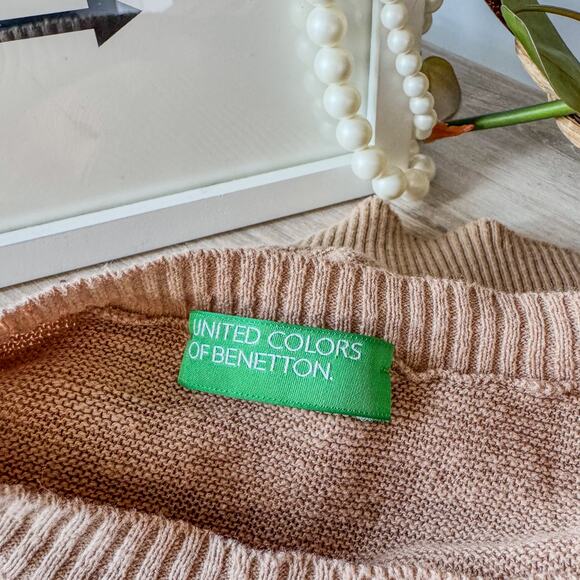 United Colors of Benetton, Linen and Cotton Blend Sweater “Vest”, Women’s Small - Picture 5 of 8